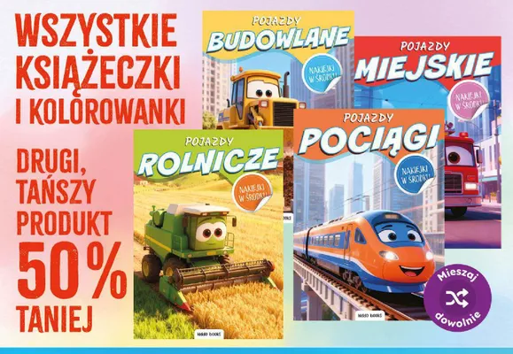 Książeczka Pojazdy Rolnicze Kiddo Books promocja w Dino