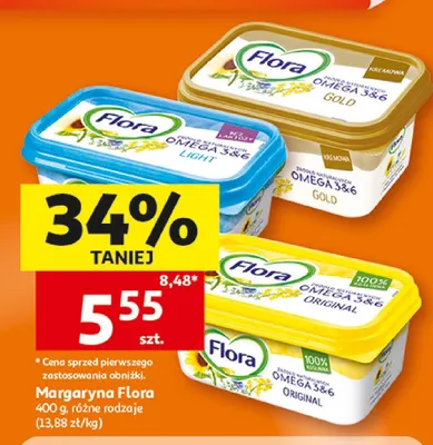 Margaryna Flora Light promocja w Auchan