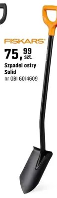 Szpadel ostry Solid Fiskars promocja w OBI