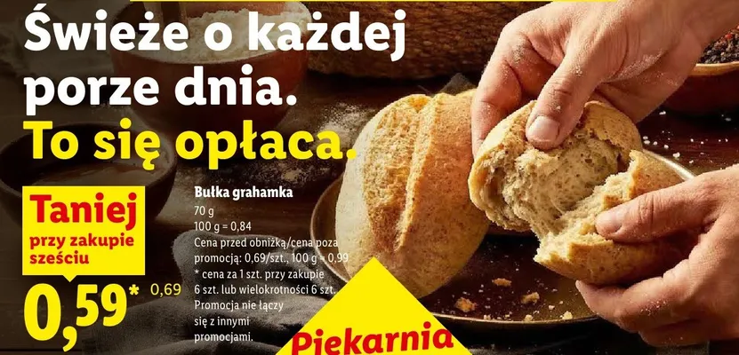 Bułka grahamka promocja w Lidl