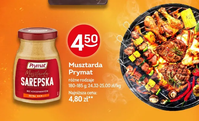 Musztarda Sarepska Prymat promocja w Żabka