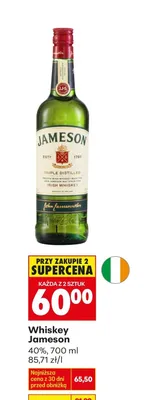 Whiskey Jameson promocja w Biedronka