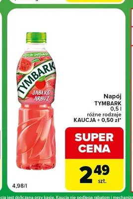 Napój Tymbark promocja w Carrefour Express