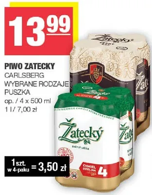 Piwo Żatecky promocja w SPAR