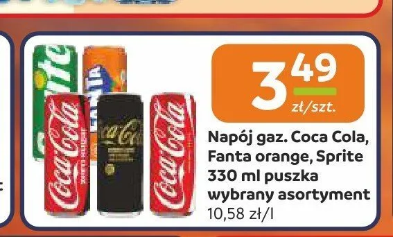 Napój gazowany Sprite promocja w Społem Częstochowa