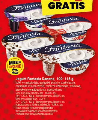 Jogurt Fantasia Danone różne smaki promocja w Twój Market