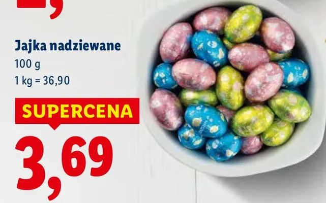 Jajka nadziewane promocja w Lidl