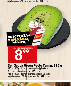 Ser Gouda Green Pesto Temar promocja w Twój Market