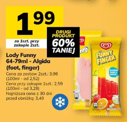 Lody Funny Algida promocja w Hitpol