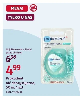 Nić dentystyczna promocja w Rossmann