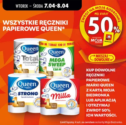 Ręczniki papierowe wszystkie rodzaje promocja w Biedronka
