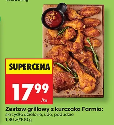 Zestaw grillowy z kurczaka skrzydło dzielone promocja w Biedronka