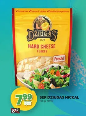 Ser płatki hard cheese flakes promocja w Stokrotka