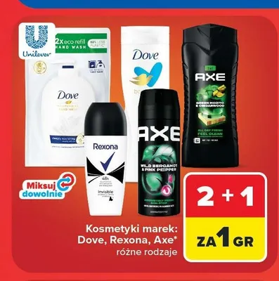 Dezodorant męski Axe Wild Bergamot & Pink Pepper promocja w Carrefour