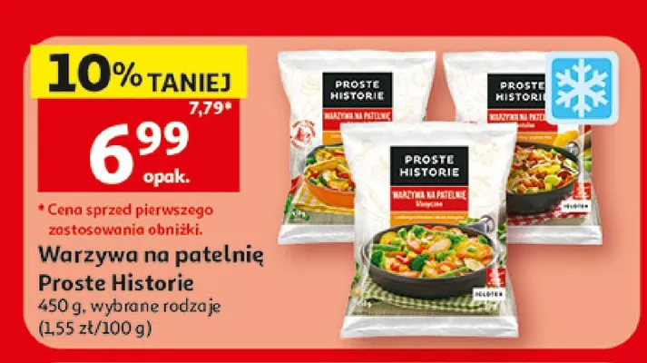 Warzywa na patelnię Proste Historie promocja w Auchan