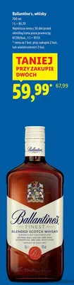 Whisky Ballantine's promocja w Lidl