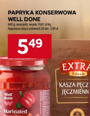 Papryka konserwowa Well Done promocja w Stokrotka