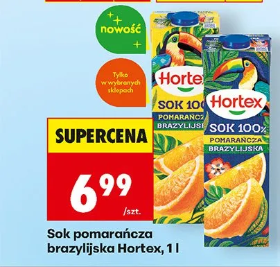 Sok pomarańcza brazylijska promocja w Biedronka