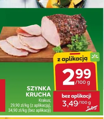 Szynka krucha Krakus promocja w Stokrotka