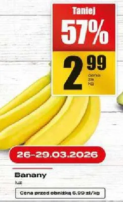 Banany promocja w Supeco