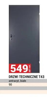 Drzwi techniczne promocja w Merkury Market