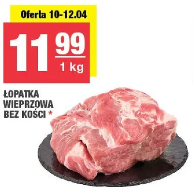 Łopatka wieprzowa bez kości promocja w SPAR