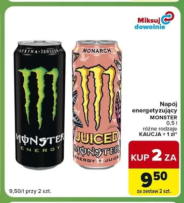 Napój energetyzujący Juiced Monster Monarch promocja w Carrefour Express