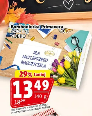 Bombonierka Primavera Vobro promocja w Prim Market