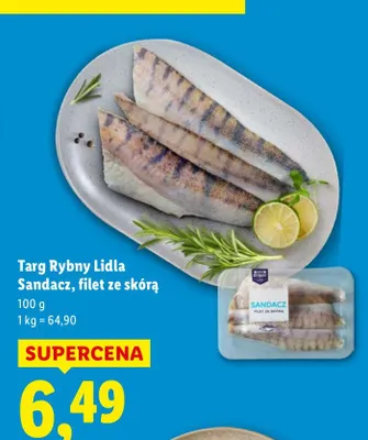 Sandacz, filet ze skórą promocja w Lidl