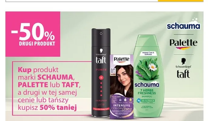 Produkty do pielęgnacji włosów Schauma promocja w Hebe