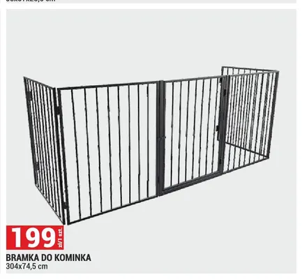 Bramka do kominka promocja w Merkury Market