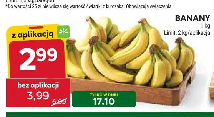 Banany promocja w Stokrotka