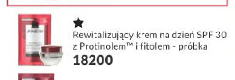 Rewitalizujący krem na dzień SPF 30 z Protinolem i fitołem Anew próbka promocja w AVON