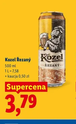 Piwo Kozel Řezaný promocja w Lidl