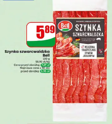 Szynka szwarcwaldzka Bell promocja w Dino