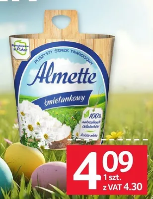 Serek Almette 150 g promocja w Selgros