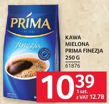 Kawa mielona Prima Finezja promocja w Selgros