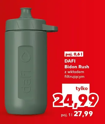 Bidon Rush z wkładem filtrującym 0,6 l Dafi promocja w Kaufland
