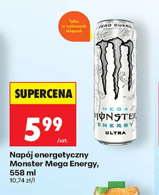 Napój energetyczny Monster Mega Energy promocja w Biedronka