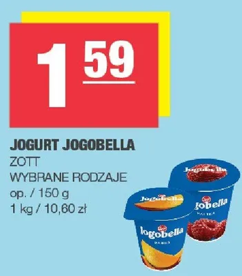 Jogurt Jogobella wybrane rodzaje promocja w SPAR