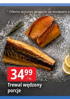 Trewal wędzony porcje promocja w Leclerc