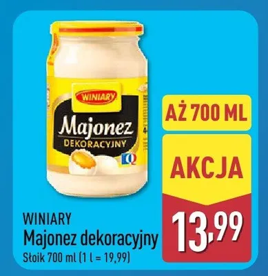 Majonez dekoracyjny promocja w Aldi