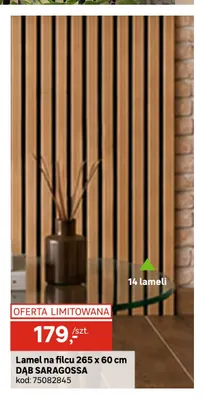 Lamel na filcu Dąb Saragossa promocja w Leroy Merlin