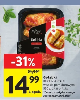 Gołąbki w sosie pomidorowym Kuchnia Polki promocja w Intermarche