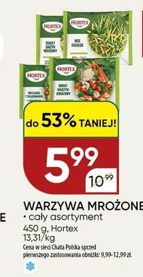 Warzywa mrożone Hortex Bukiet warzyw kwiatowy promocja w Chata Polska