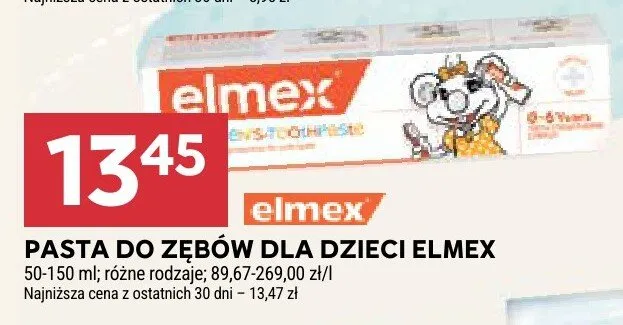 Pasta do zębów dla dzieci Elmex Kids 0-6 Years promocja w Stokrotka