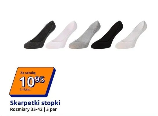 Skarpetki stopki promocja w Action