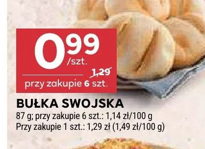 Bułka swojska promocja w Stokrotka
