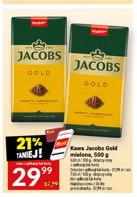 Kawa mielona Jacobs Gold promocja w Twój Market