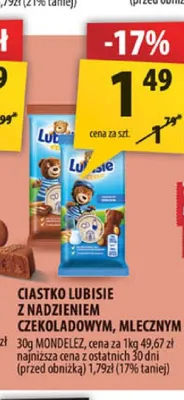 Ciastko Lubisie z nadzieniem mlecznym promocja w Arhelan